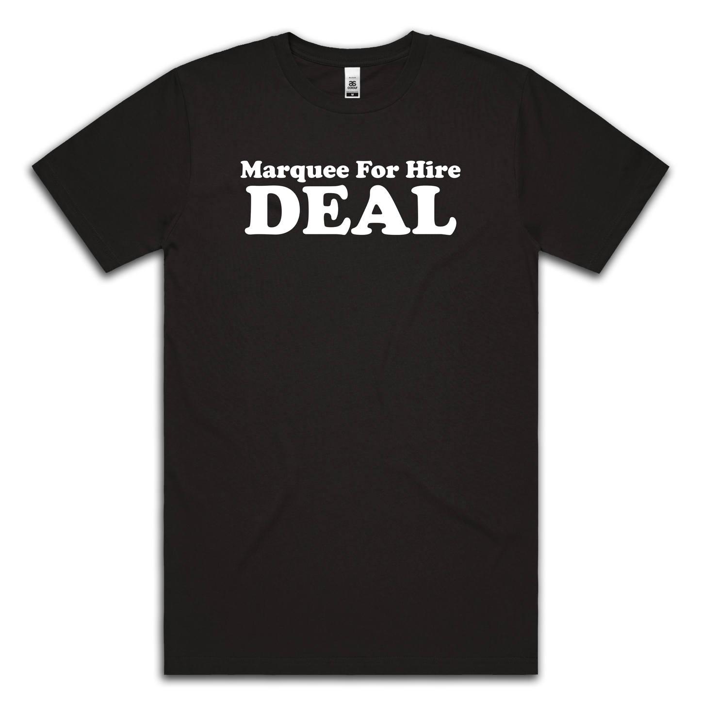 MARQUEE FOR HIRE TEXT - TEE