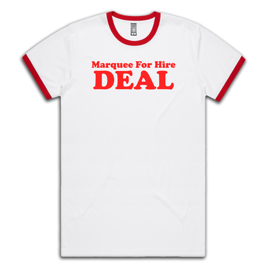 MARQUEE FOR HIRE TEXT - TEE